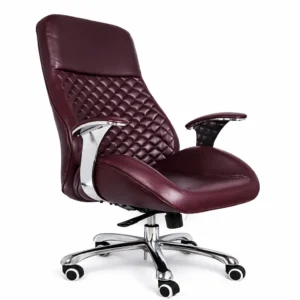 Premium Executive Office Chair with Quilted Leather Finish | Ergonomic Boss Chair
