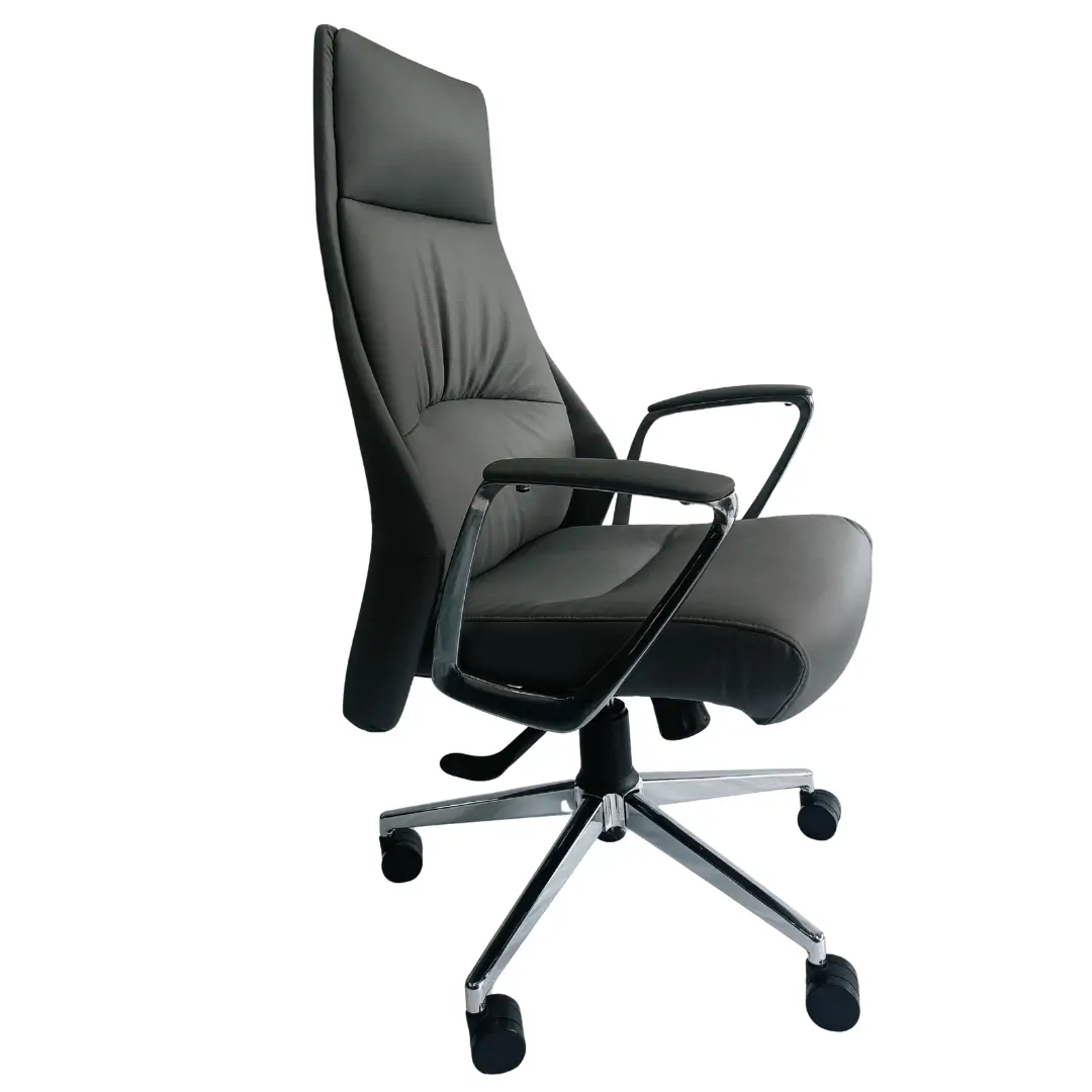 High Back Executive Office Chair in Leatherette Finish | Premium Boss Chair - Image 2