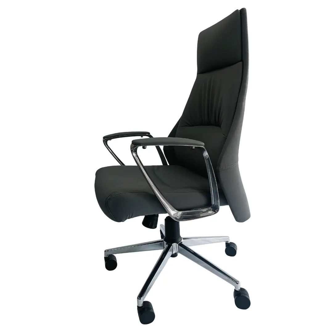 High Back Executive Office Chair in Leatherette Finish | Premium Boss Chair - Image 3