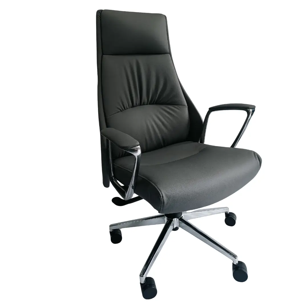 High Back Executive Office Chair in Leatherette Finish | Premium Boss Chair - Image 5