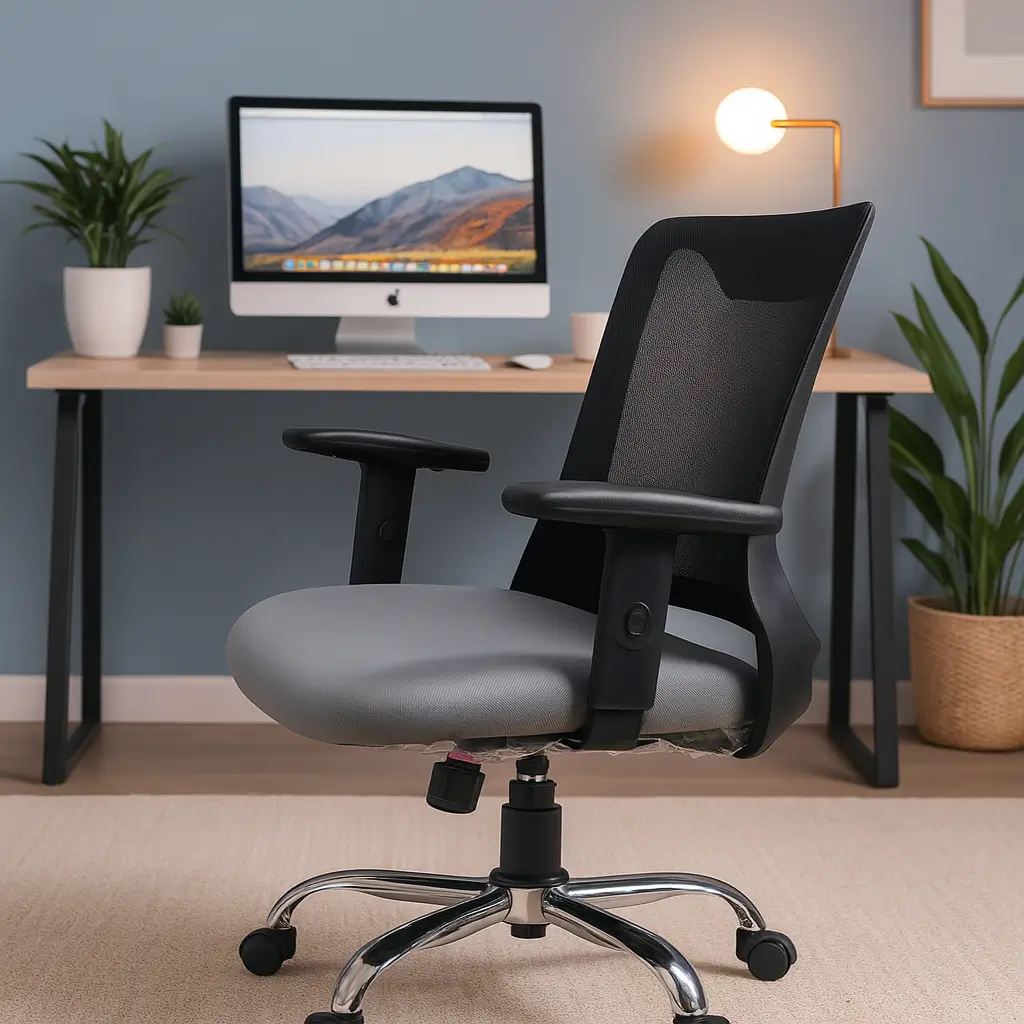 Premium Mesh Office Chair with Adjustable Armrest | Ergonomic Executive Chair